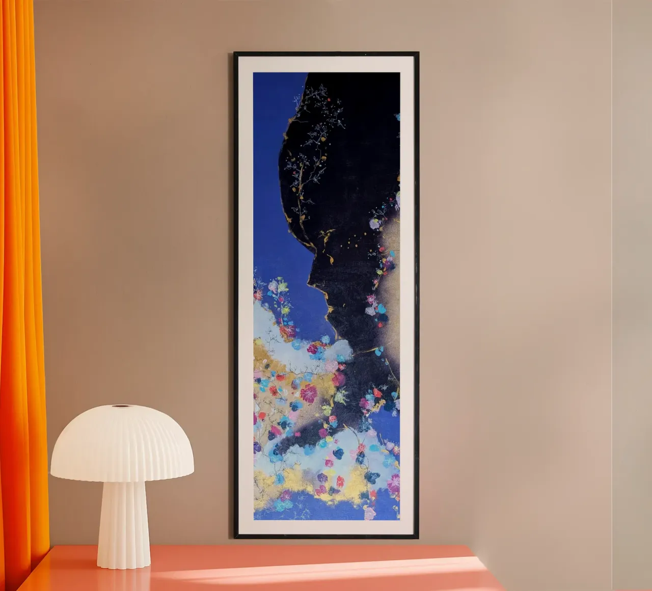 OPIUM poster with wooden frame by Bénédicte Berthod