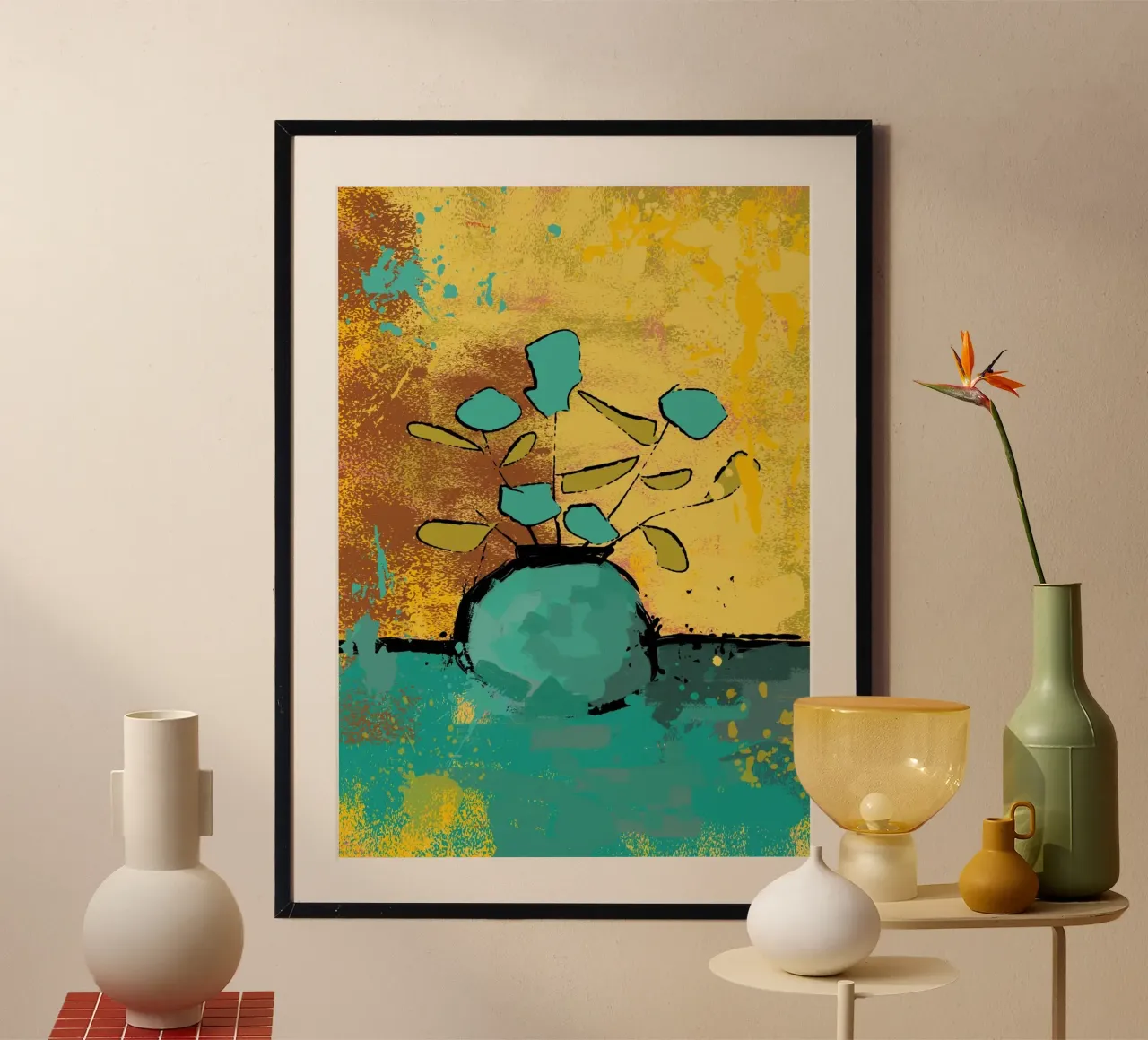 Modern Art Flowers hahnemühle by good-vibes