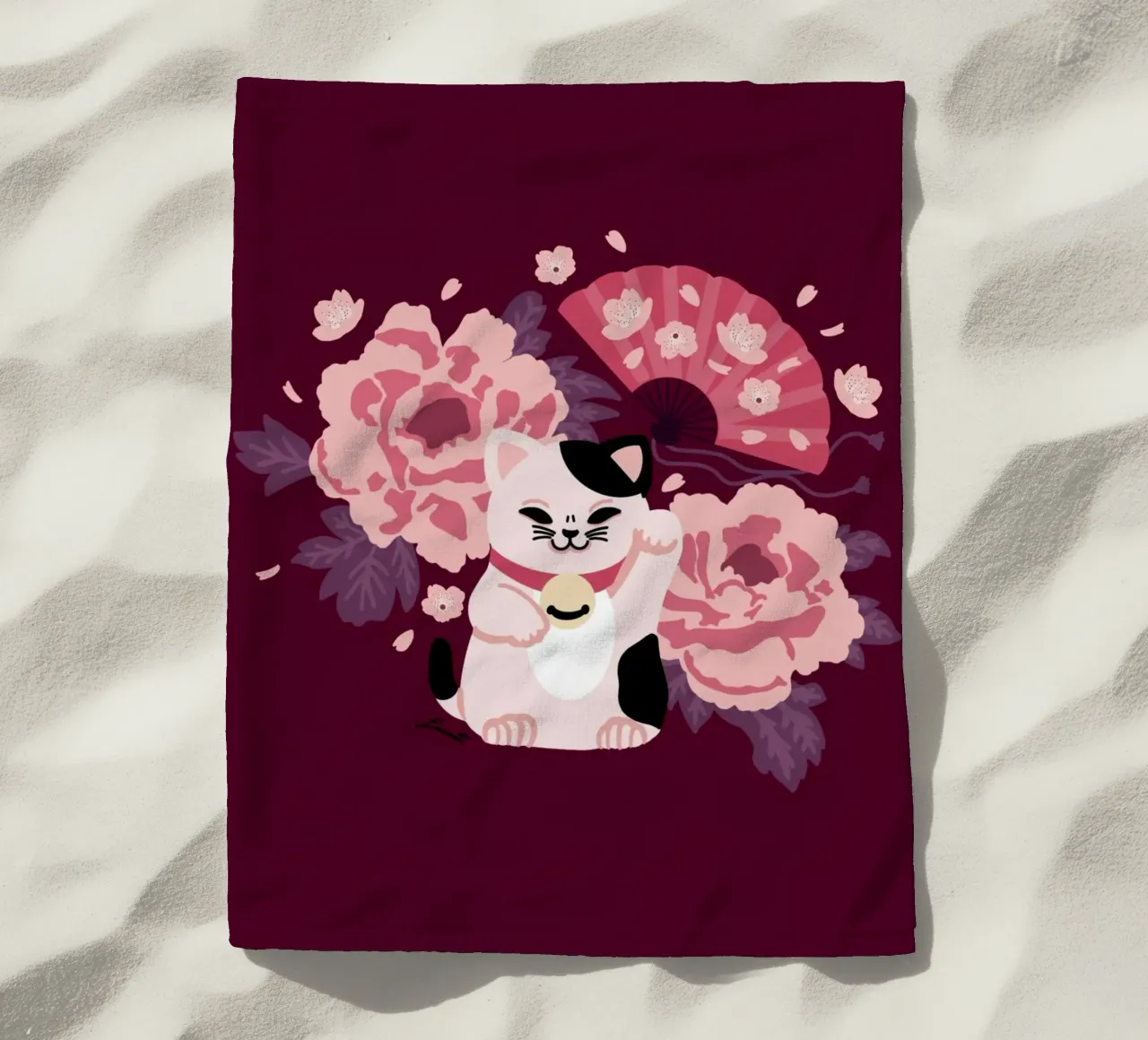 Maneki Neko telo mare da Lauretti Print