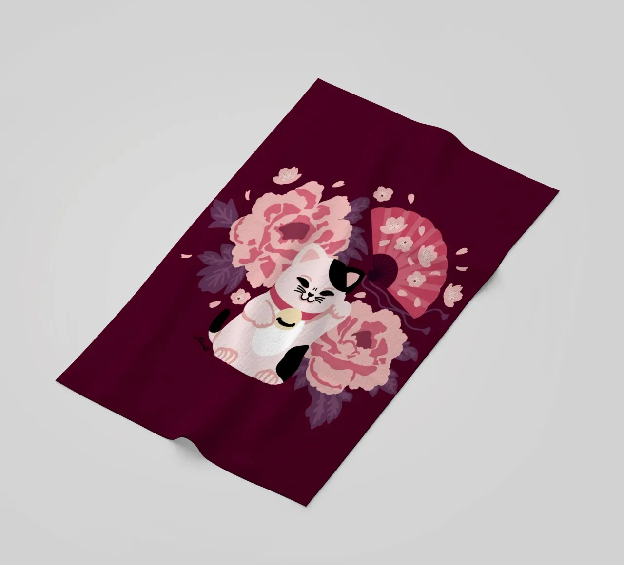 Maneki Neko telo mare da Lauretti Print