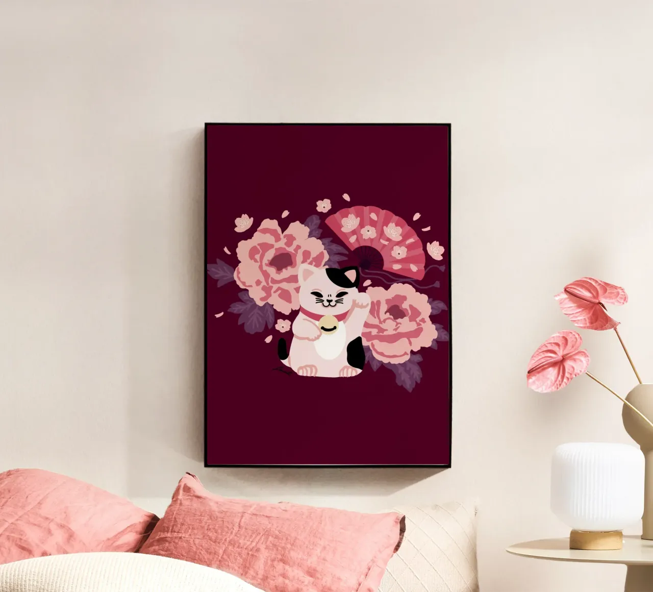 Maneki Neko plexiglass da Lauretti Print