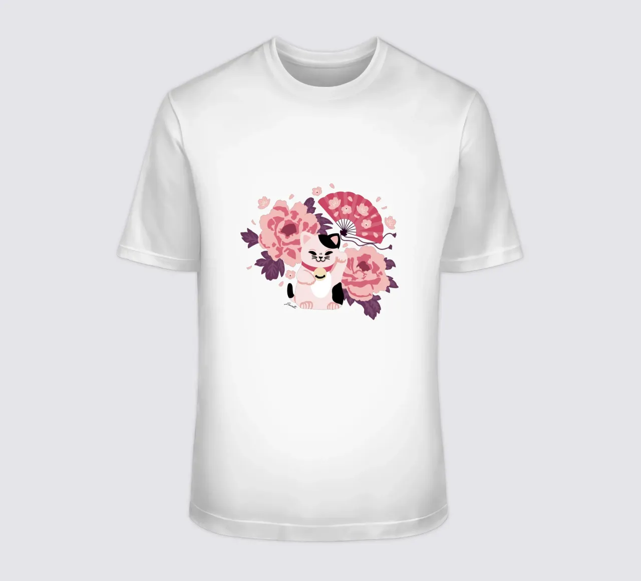 Maneki Neko 2 t-shirt da Lauretti Print