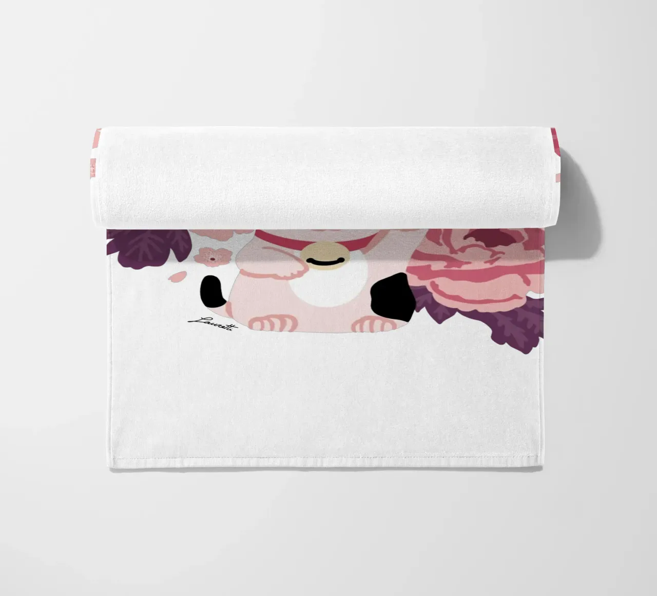 Maneki Neko 2 telo mare da Lauretti Print