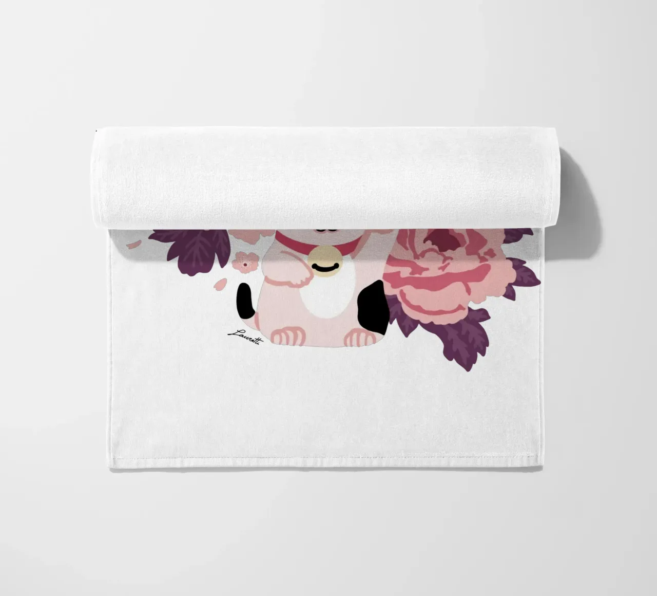 Maneki Neko 2 telo mare da Lauretti Print