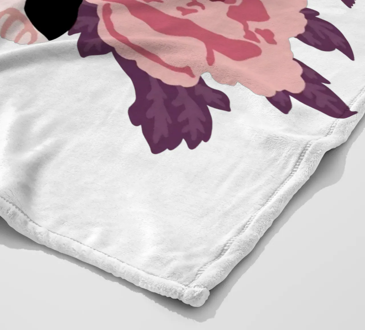 Maneki Neko 2 coperta in pile da Lauretti Print