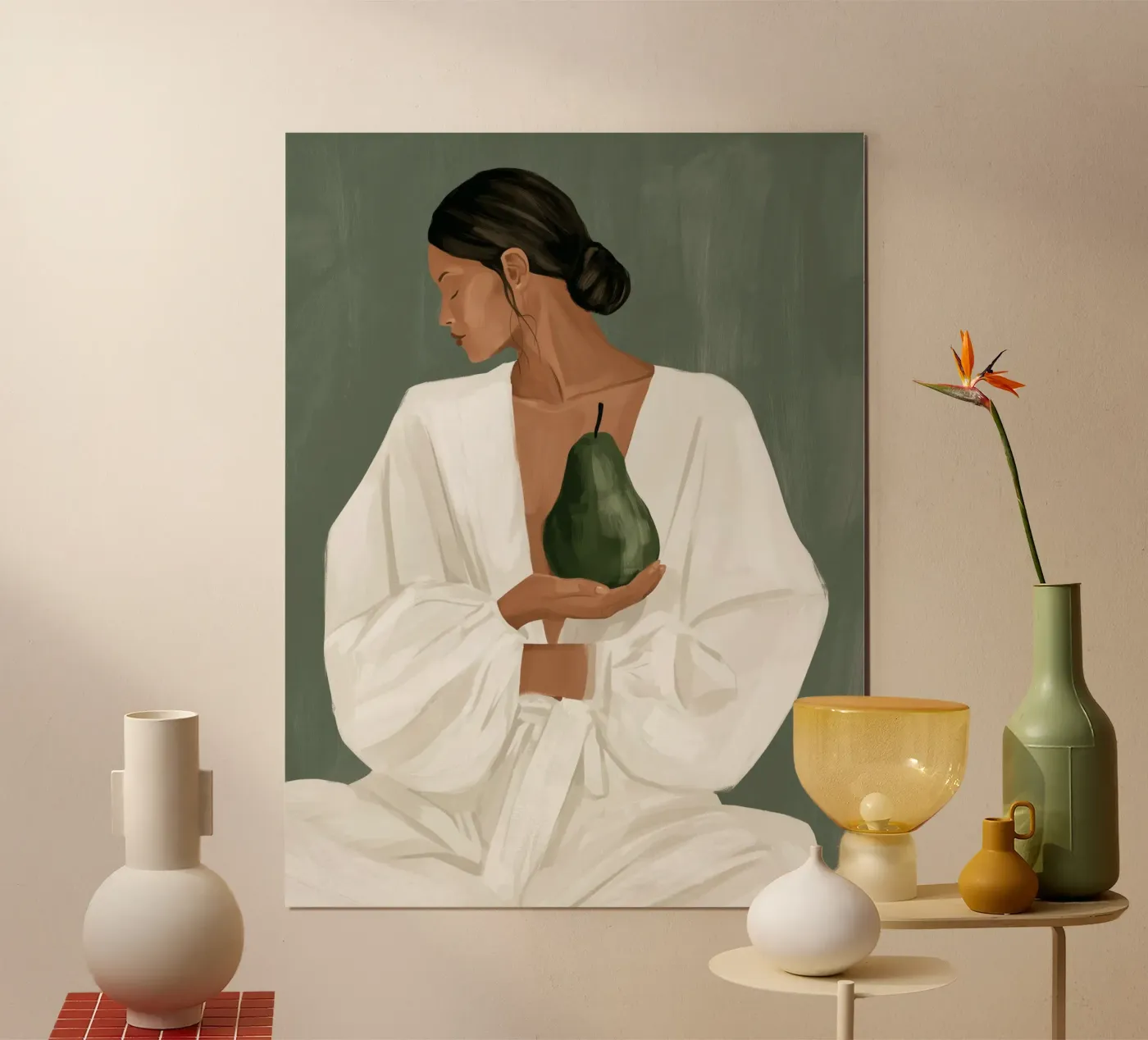 De peer van de rust poster van Bubblycanvas