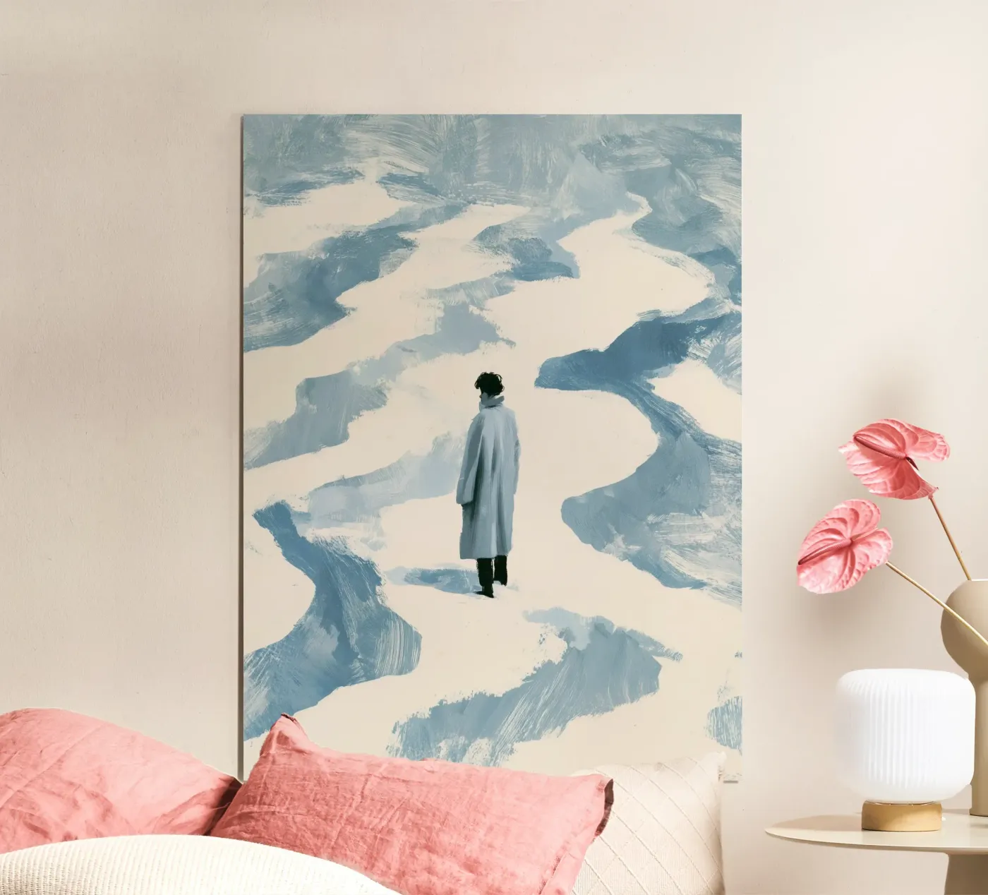 Winterstilte poster van Bubblycanvas