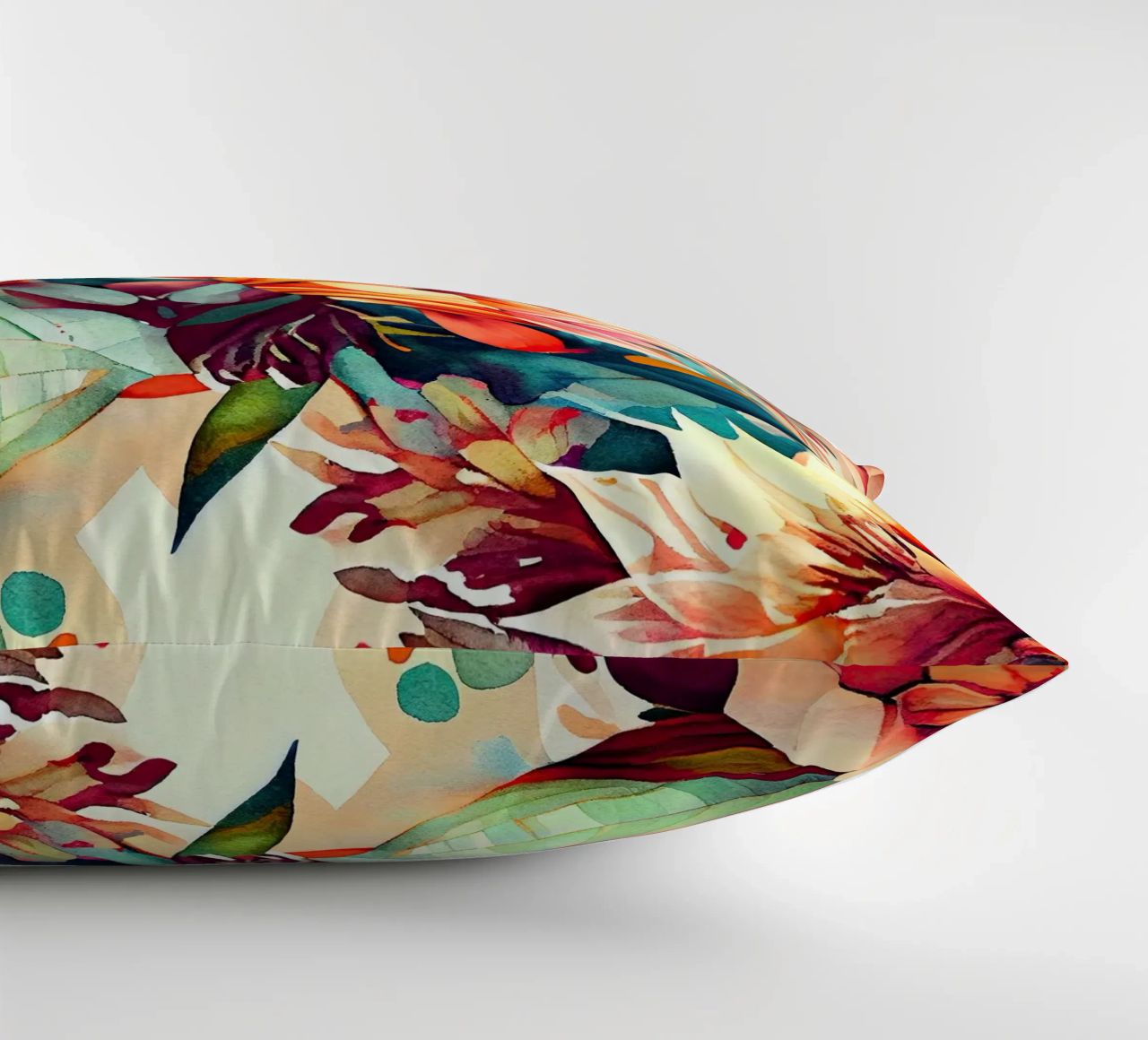 Autumn nature art decorative cushion by Justyna Jaszke JBJart