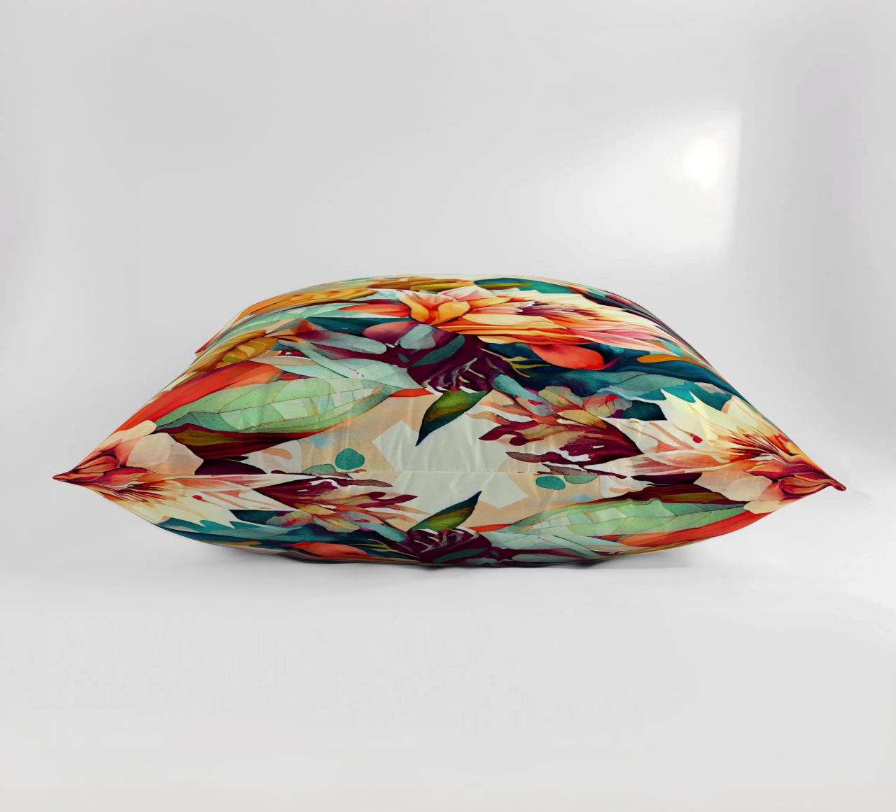 Autumn nature art decorative cushion by Justyna Jaszke JBJart