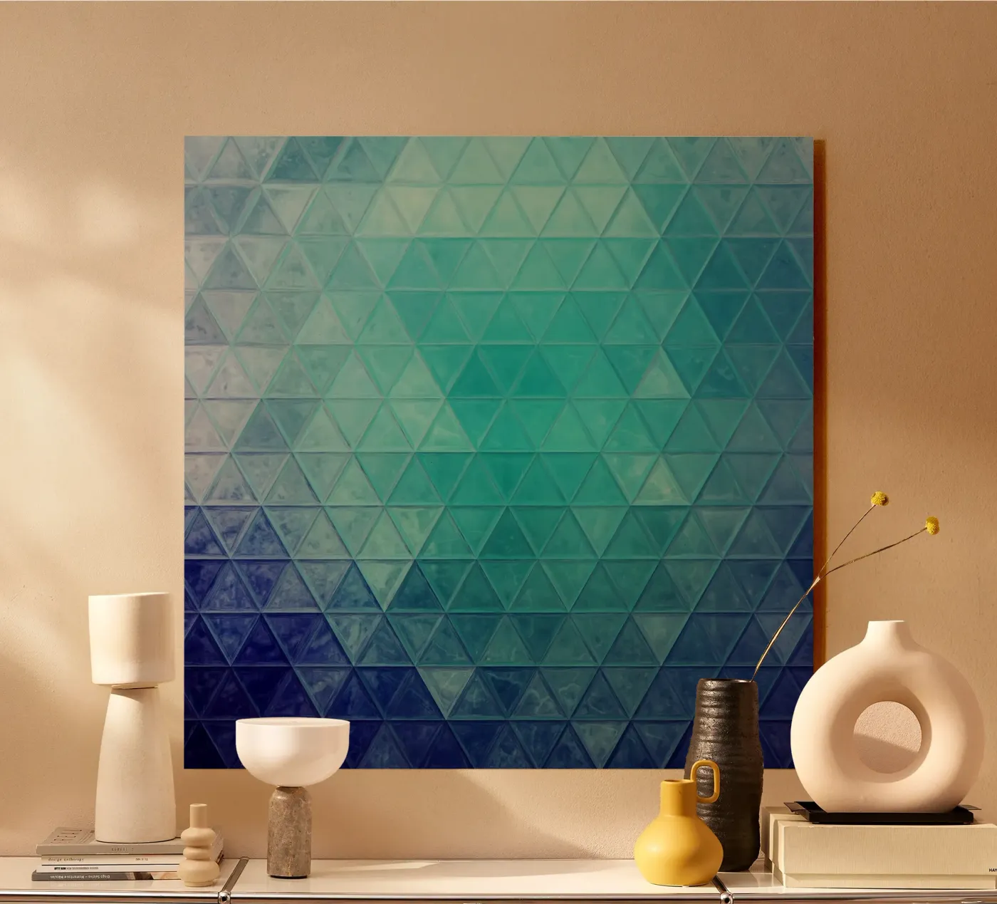 Mosaico blu plexiglass da Justyna Jaszke JBJart