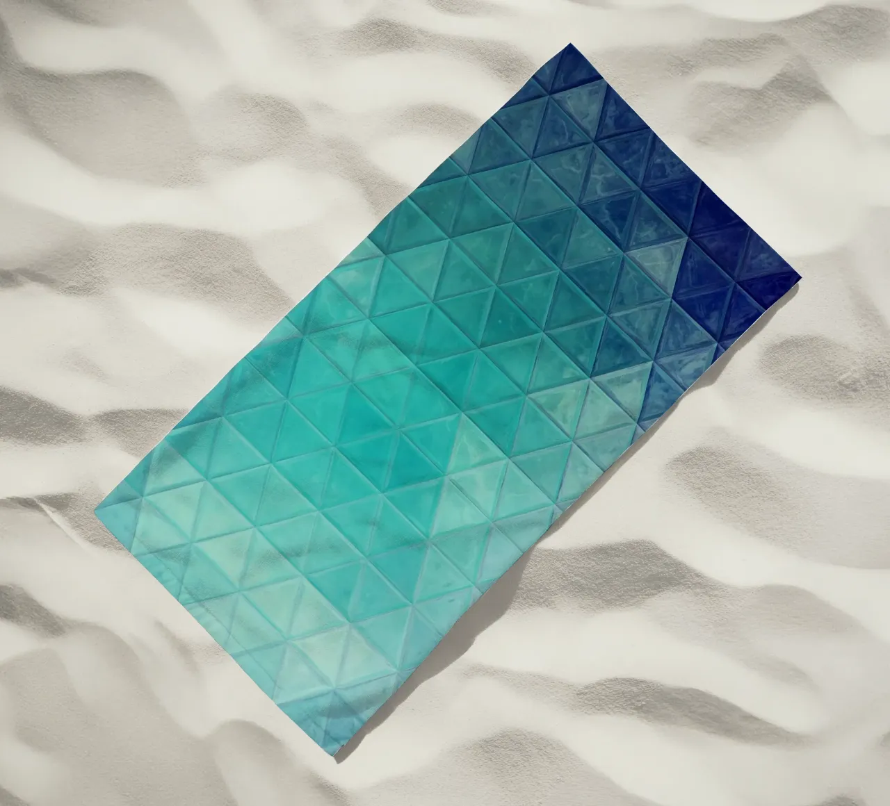 Mosaico blu telo mare da Justyna Jaszke JBJart