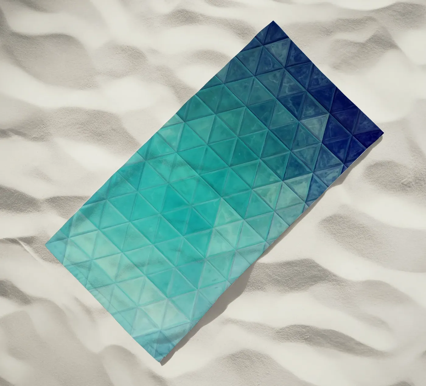 Mosaico blu telo mare da Justyna Jaszke JBJart