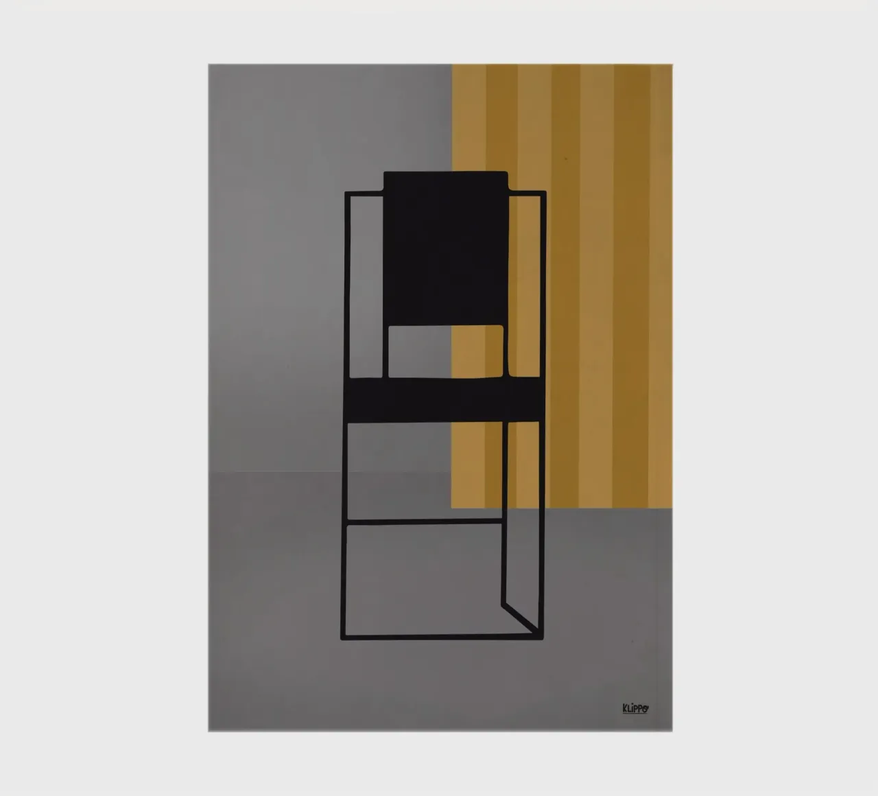 Minimal - Sedia nera diario da Spunk