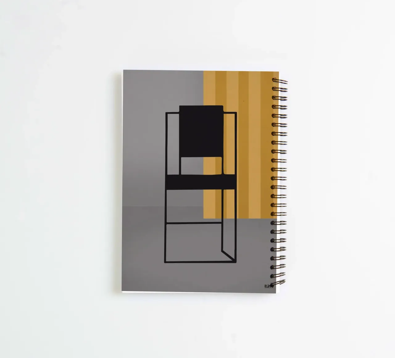 Minimal - Sedia nera diario ad anelli da Spunk