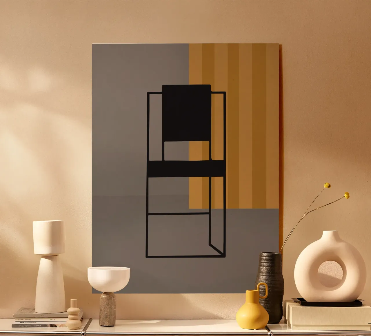 Minimal - Sedia nera plexiglass da Spunk