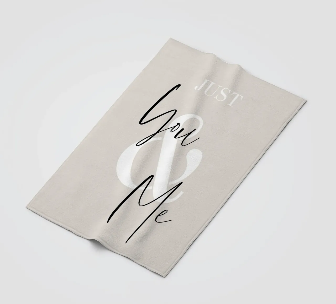Just You & Me coperta in pile da Melanie Viola