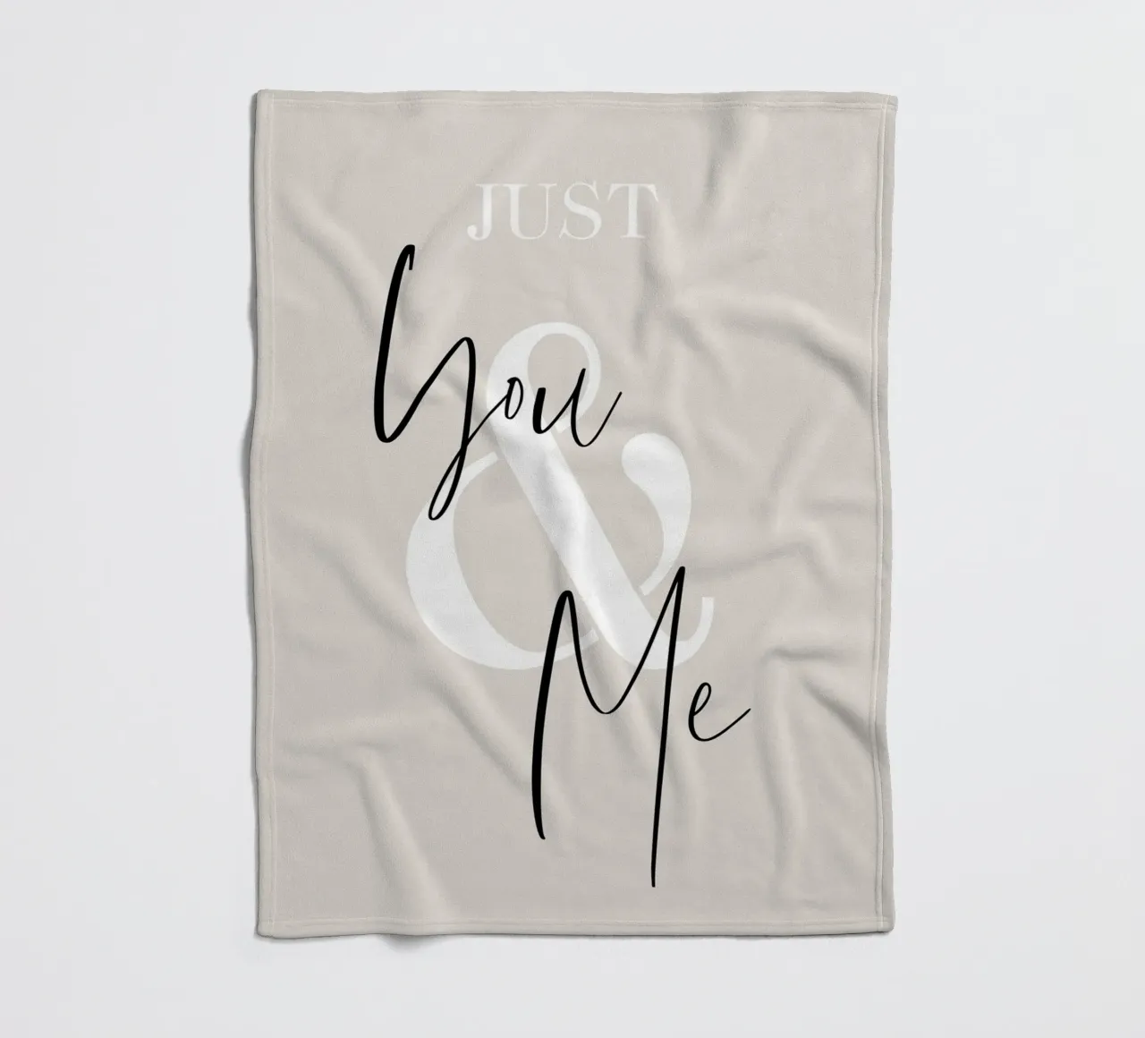 Just You & Me coperta in pile da Melanie Viola
