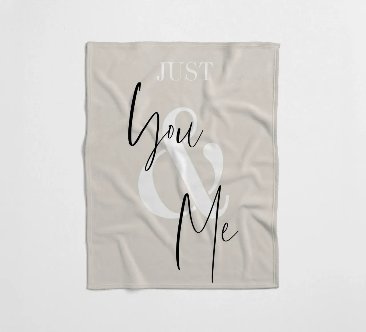 Just You & Me coperta in pile da Melanie Viola