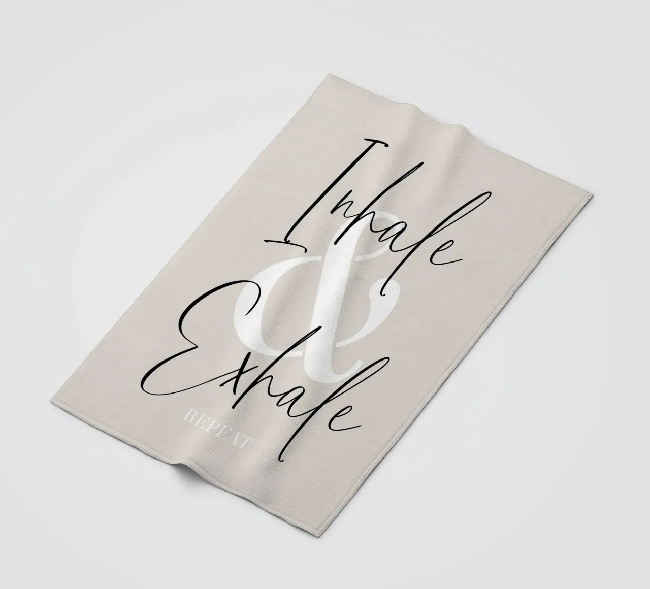 Inhale & Exhale Repeat coperta in pile da Melanie Viola