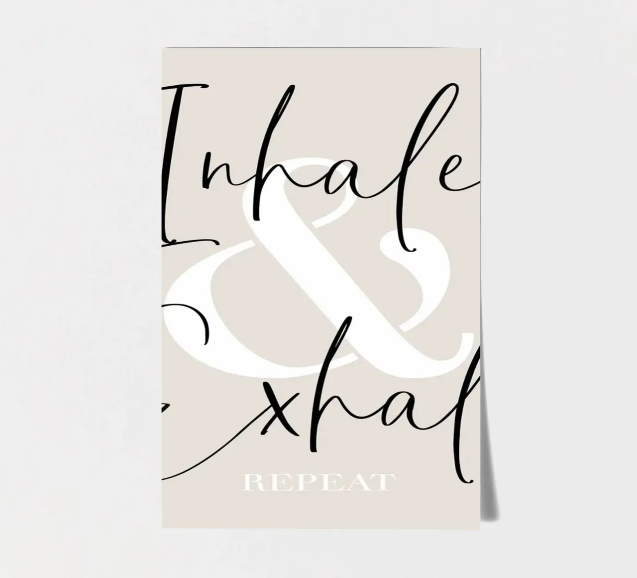 Inhale & Exhale Repeat foglio adesivo da Melanie Viola