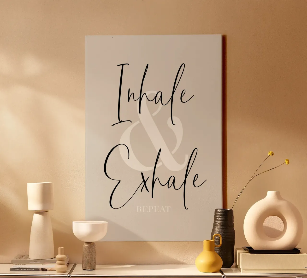 Inhale & Exhale Repeat tela da Melanie Viola