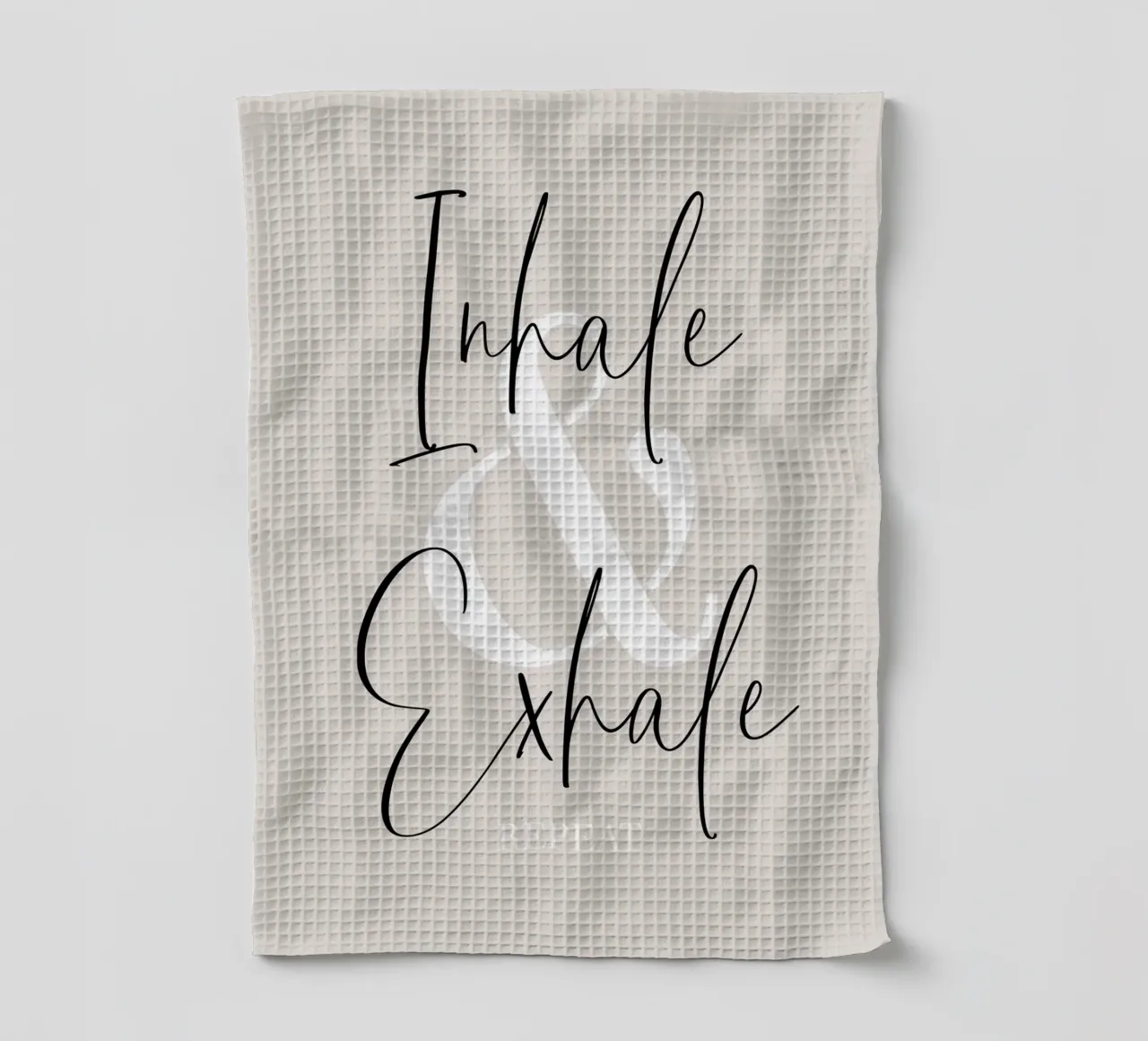 Inhale & Exhale Repeat canovaccio da cucina da Melanie Viola