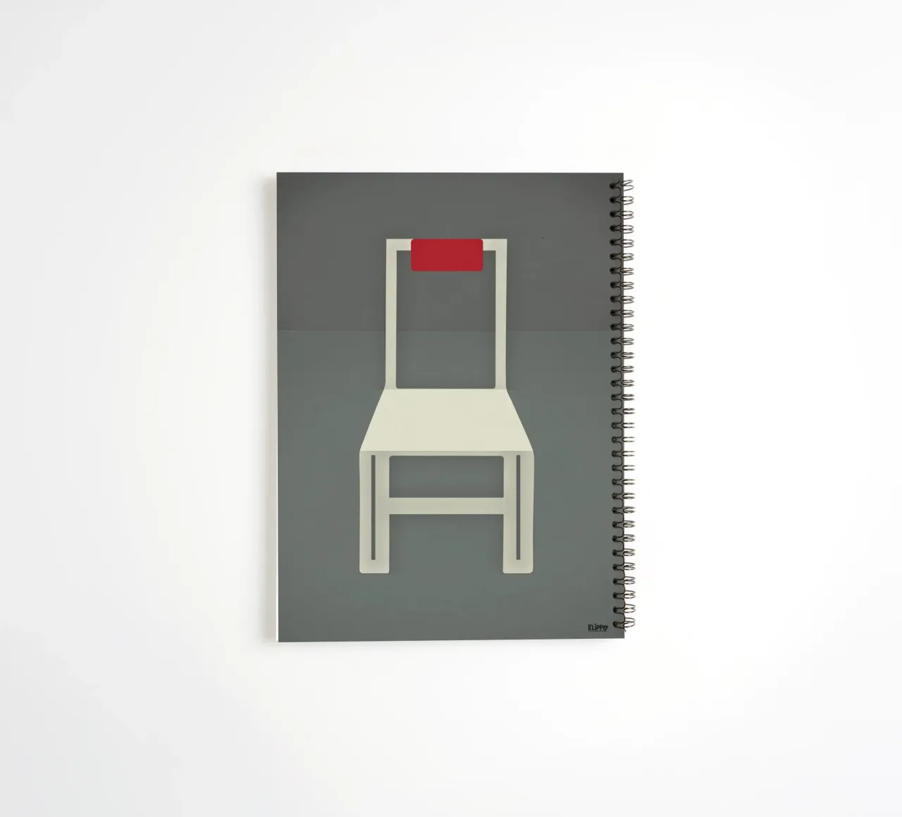 Minimal – Weißer Stuhl Ringbuch von Spunk