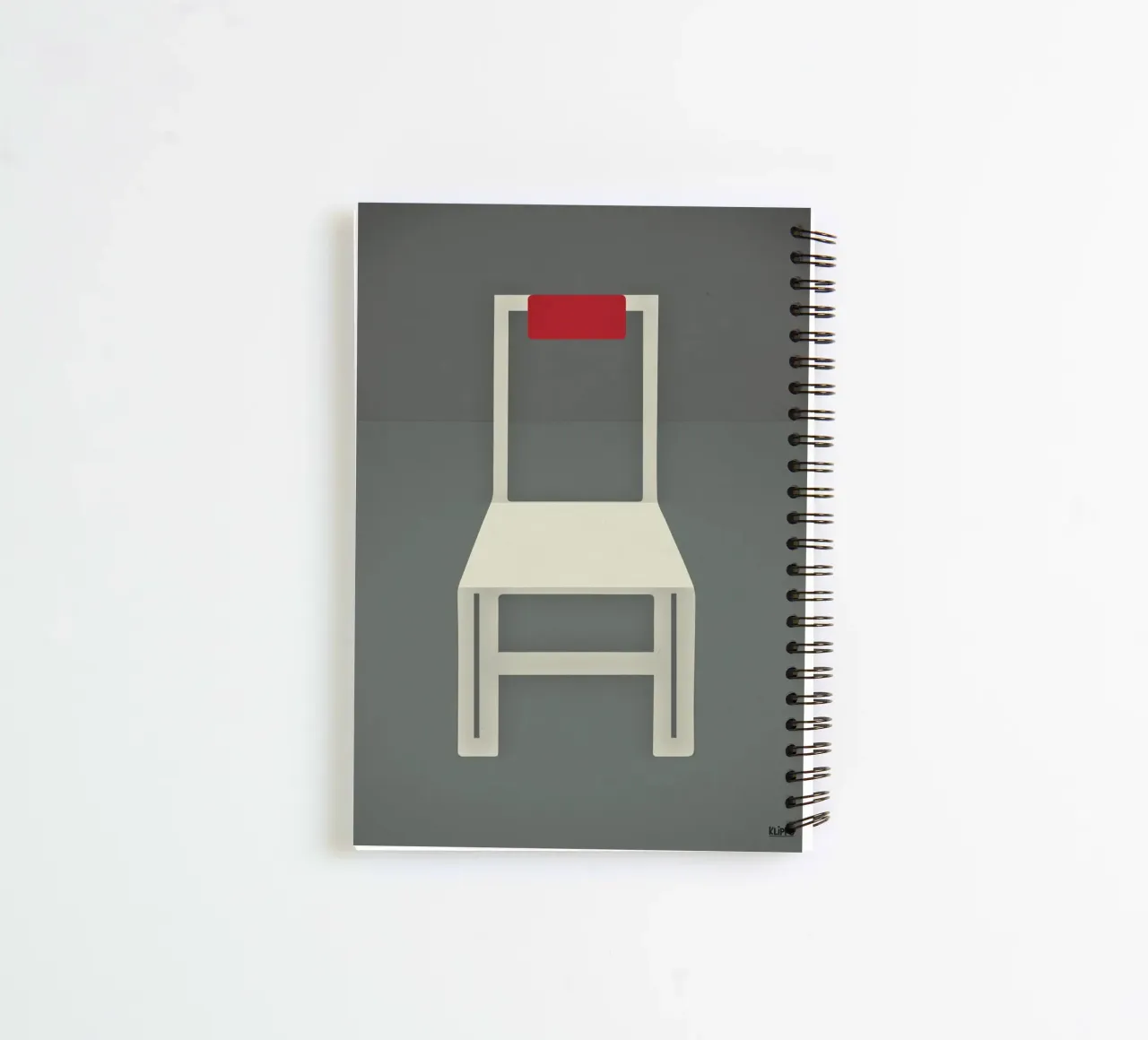Minimal – Weißer Stuhl Ringbuch von Spunk