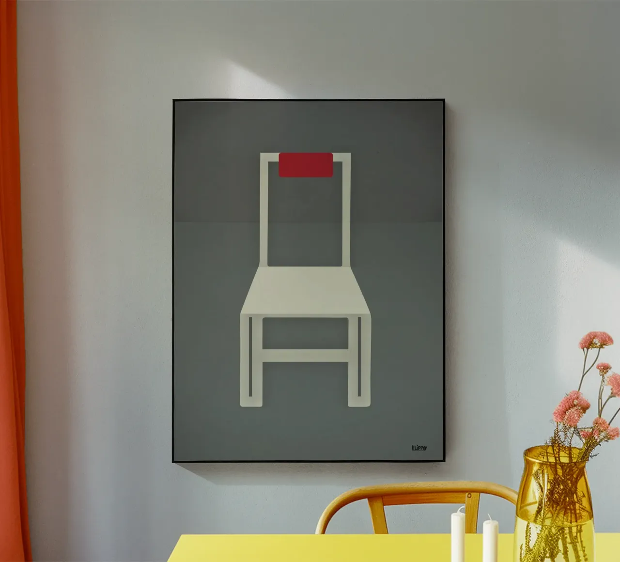Minimal - Sedia bianca plexiglass da Spunk