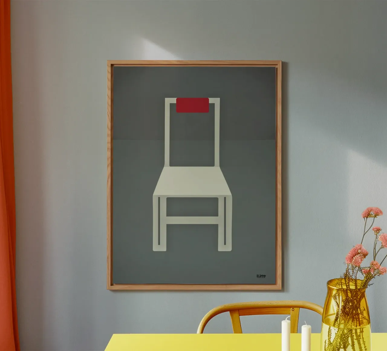 Minimal - Sedia bianca alluminio dibond da Spunk