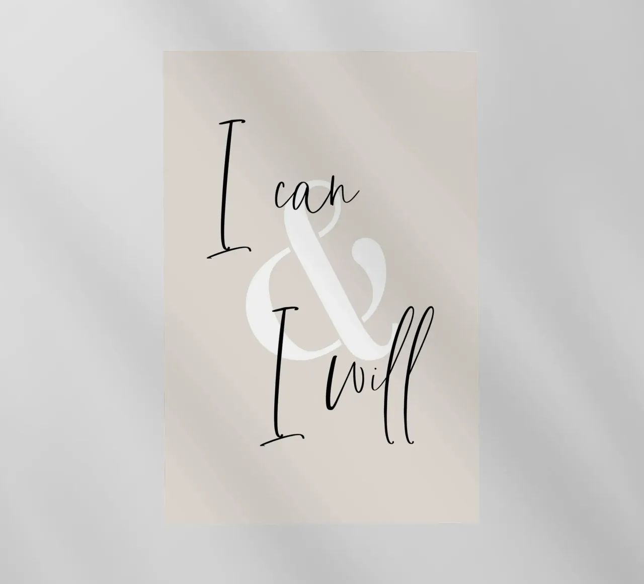 I can & I will pellicola backlit da Melanie Viola