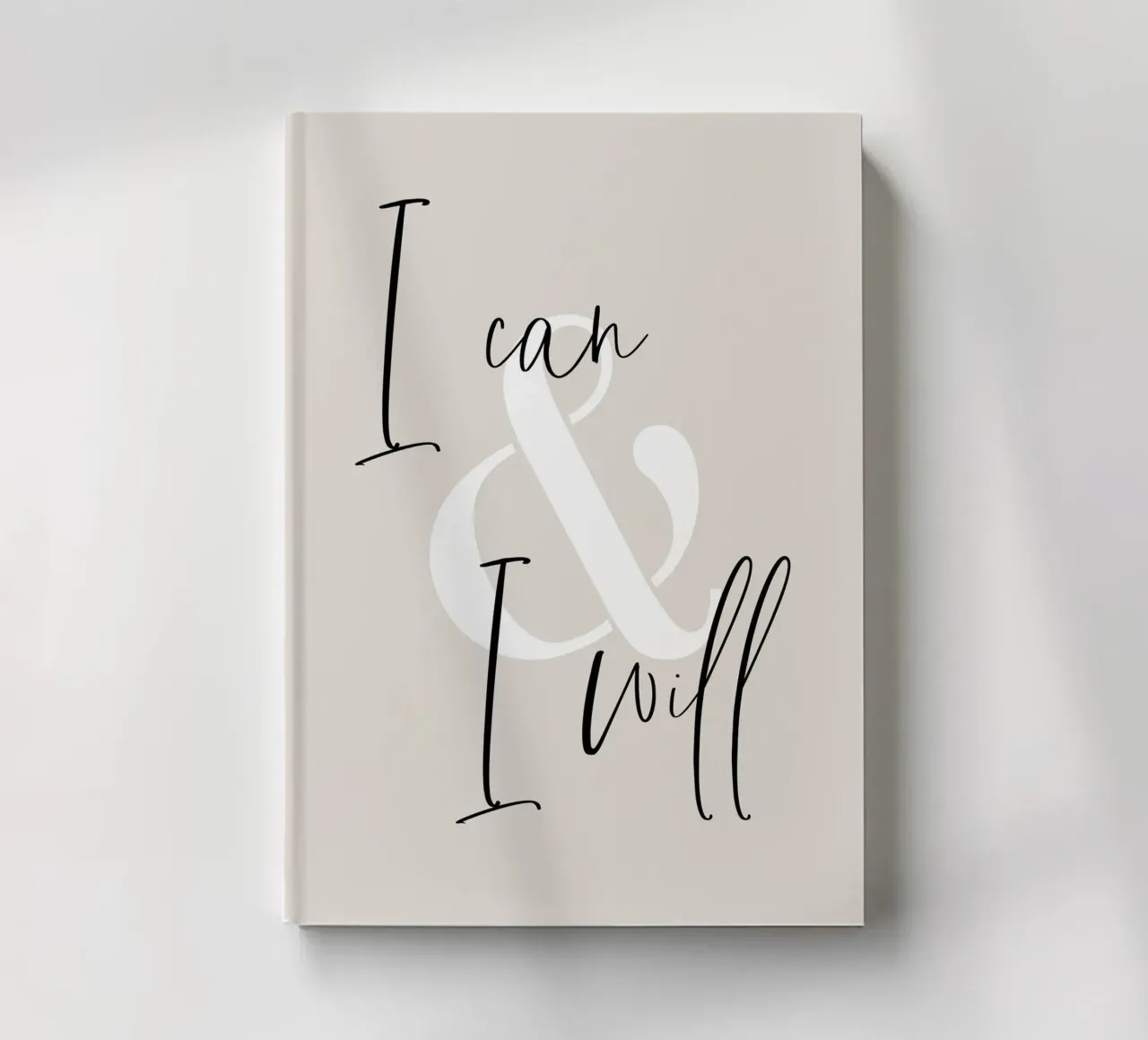 I can & I will notebook by Melanie Viola