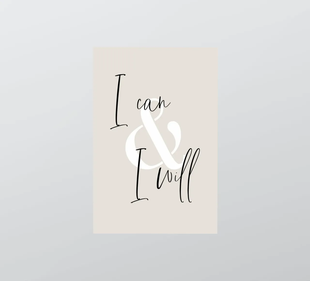 I can & I will adesivo da Melanie Viola