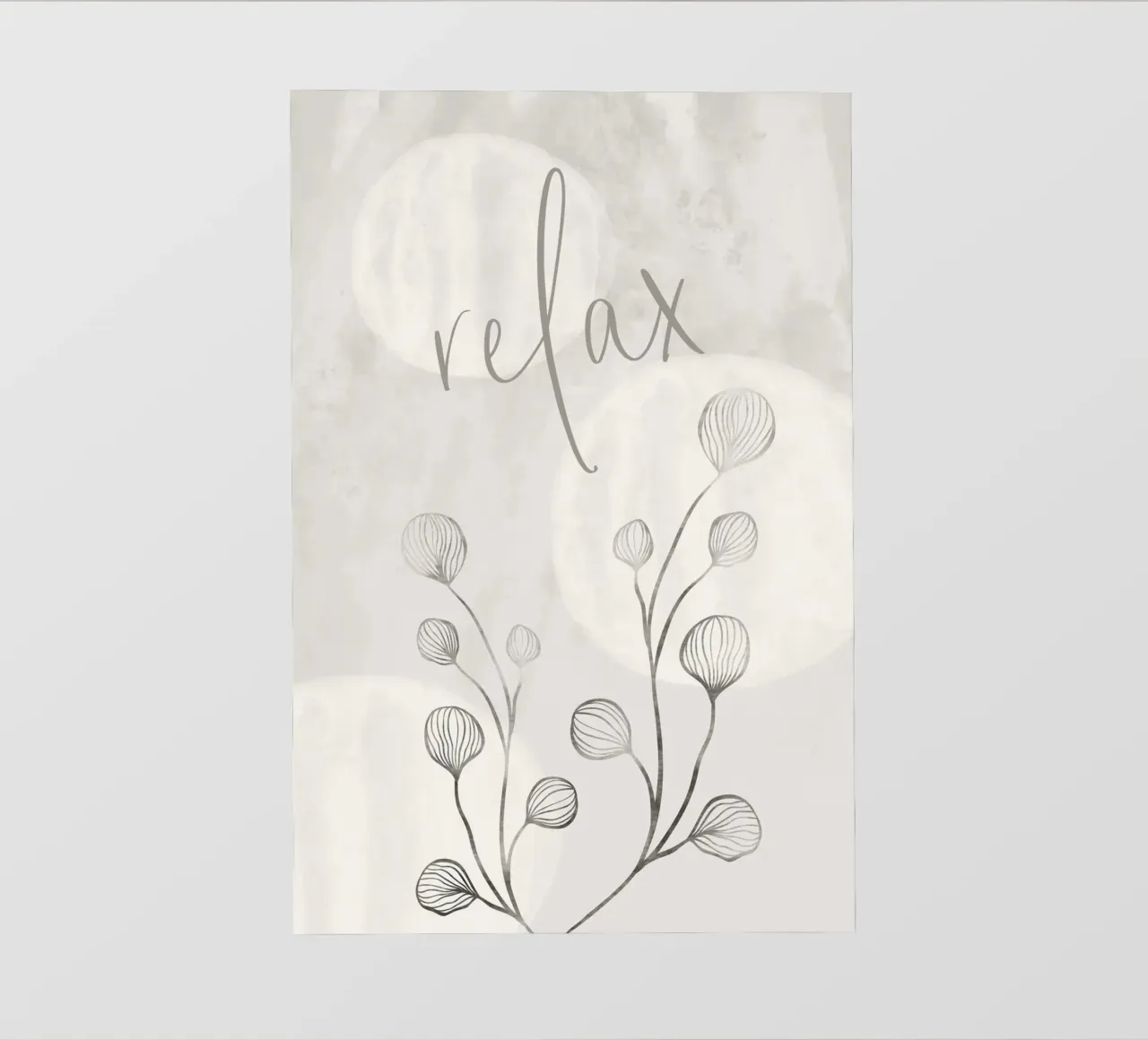 Relax - Japandi Style telo in pvc da Melanie Viola