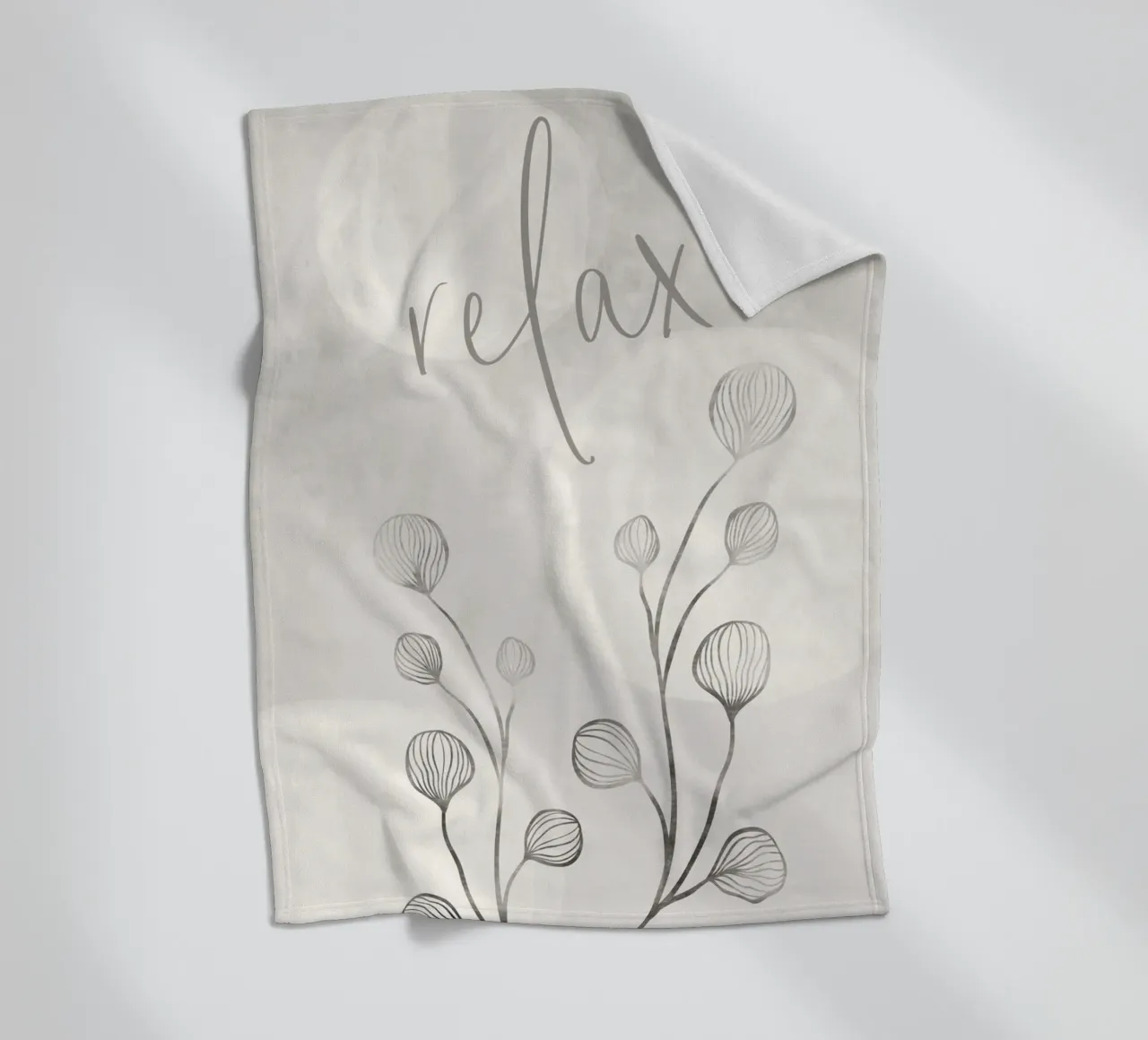 Relax - Japandi Style coperta in pile da Melanie Viola