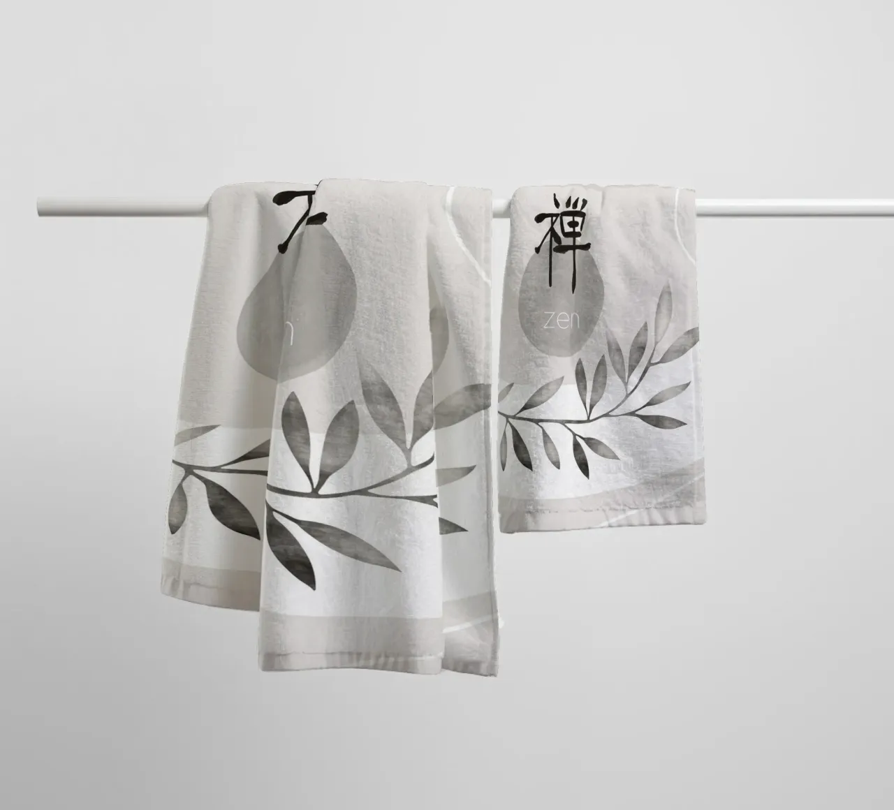 Stile Zen - Giapponese asciugamano da bagno da Melanie Viola