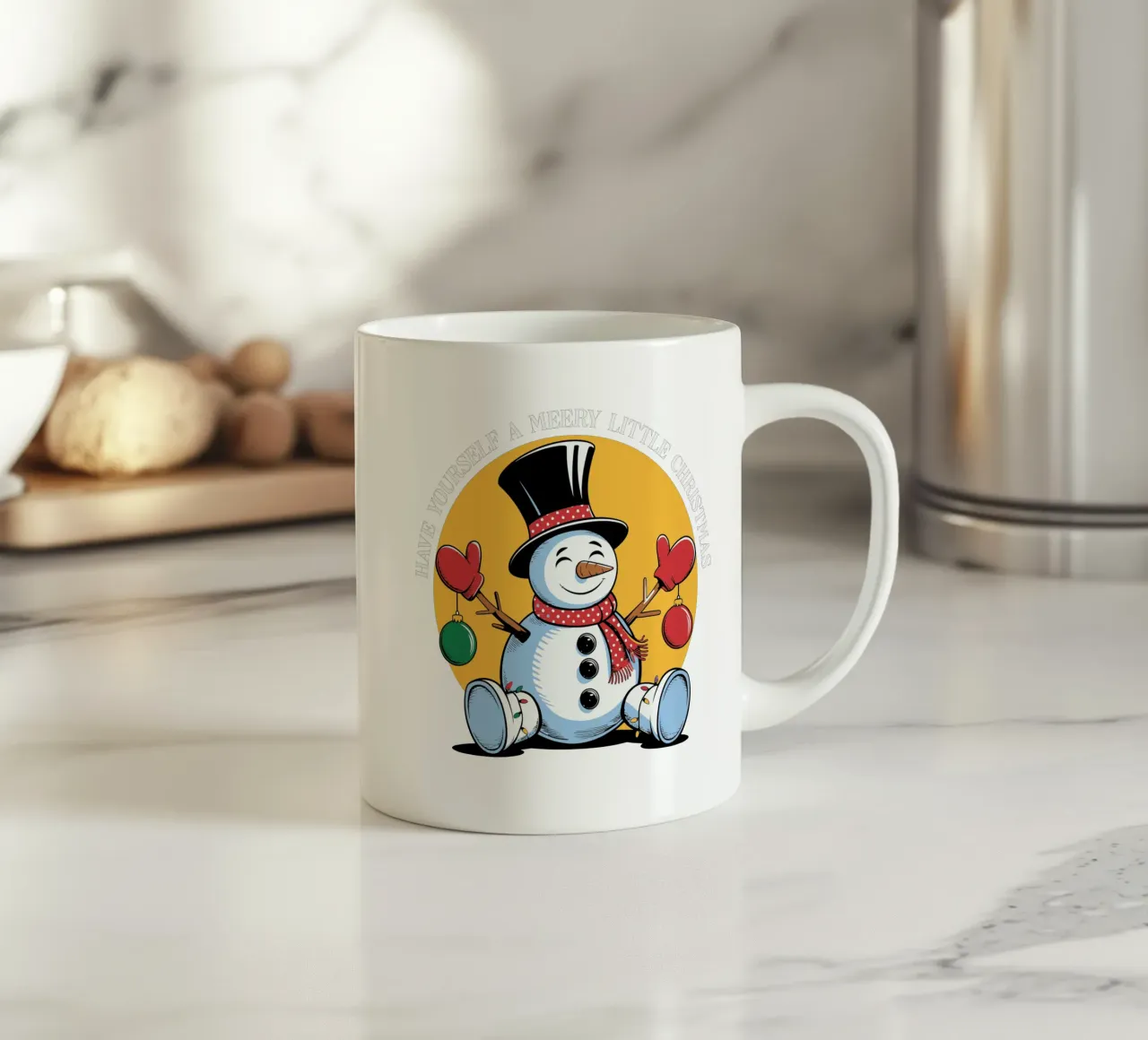 Have Yourself a Merry Little Christmas tazza in ceramica da edsonramosart