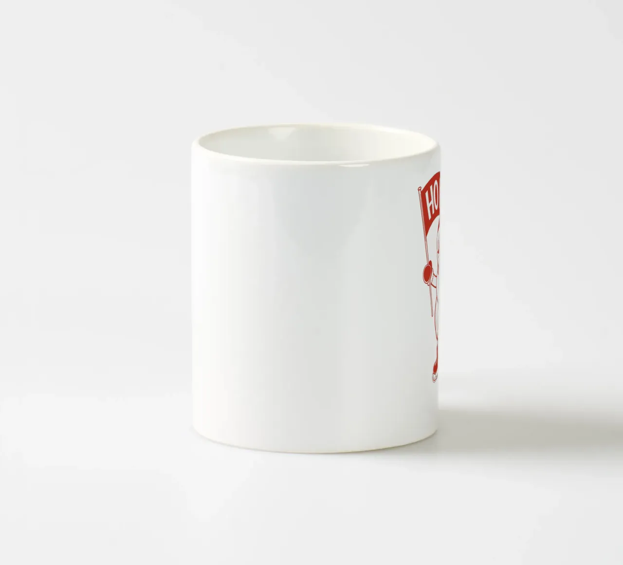 snowman ice skating tazza in ceramica da edsonramosart