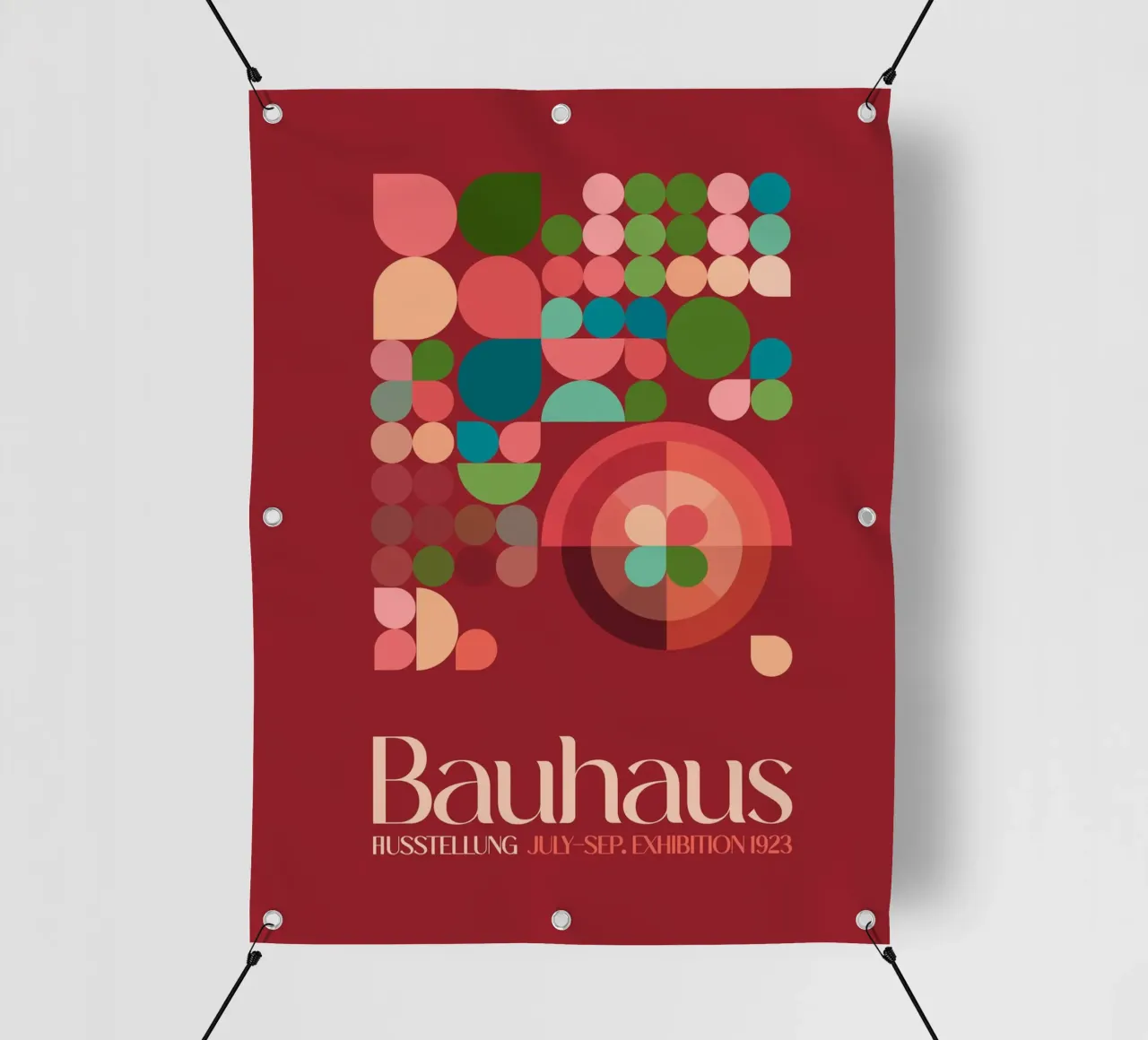 Emel Tunaboylu - Mostra Bauhaus 1923 06 telo in pvc da The Artcircle