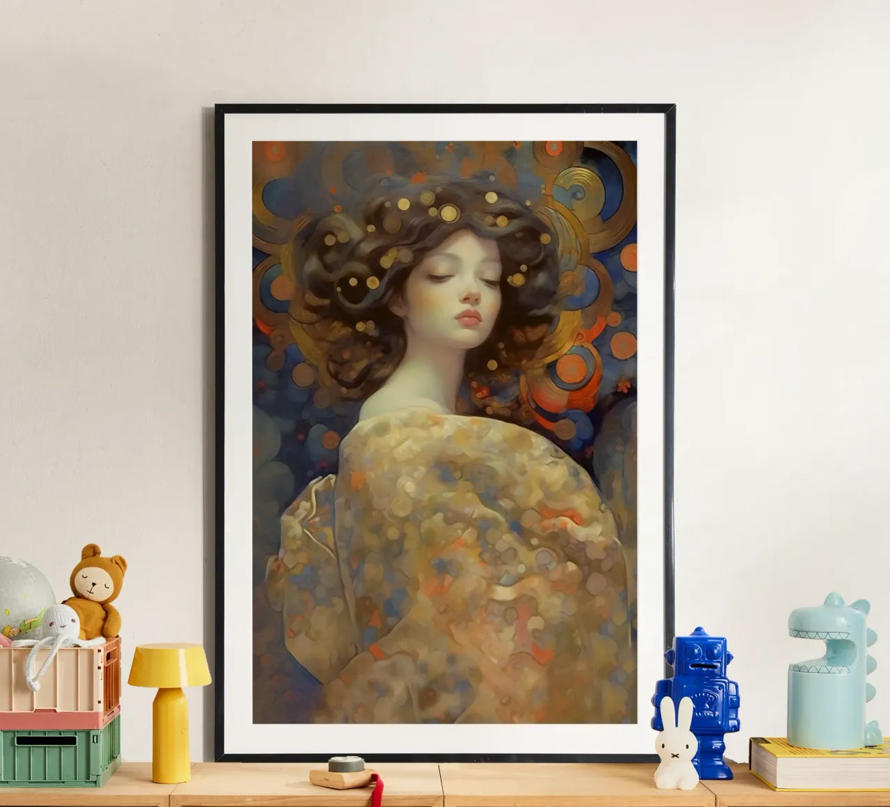 Emel Tunaboylu - Bella dea poster con telaio in alluminio da The Artcircle