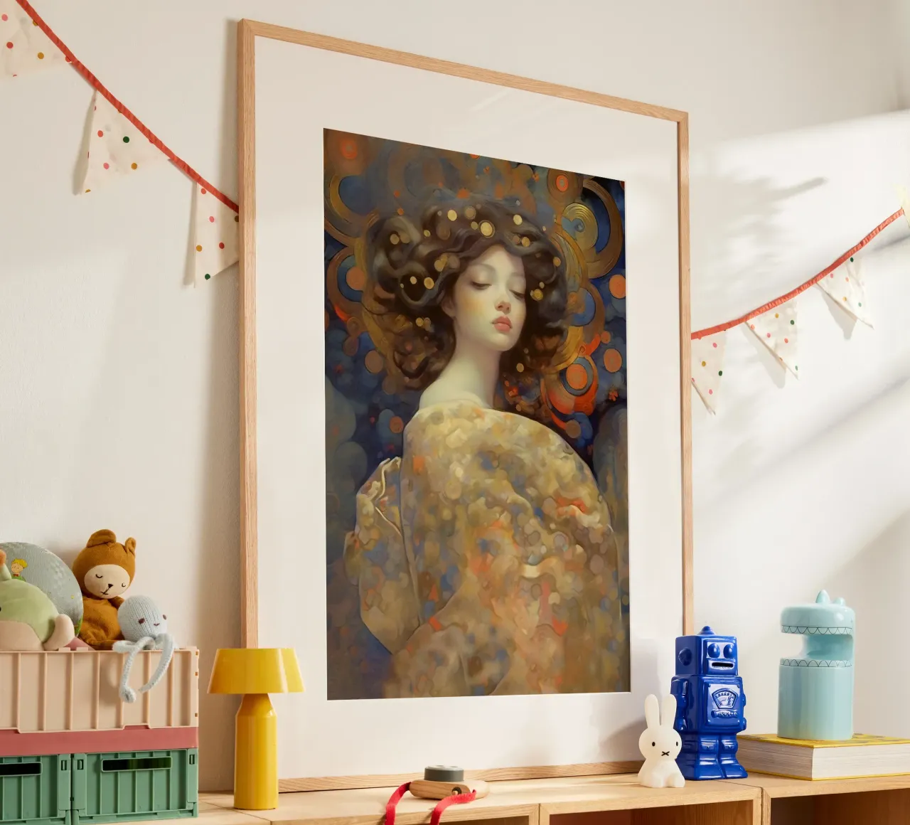 Emel Tunaboylu - Bella dea poster con telaio in alluminio da The Artcircle