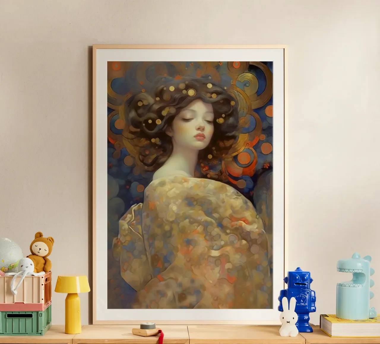 Emel Tunaboylu - Bella dea poster con telaio in alluminio da The Artcircle