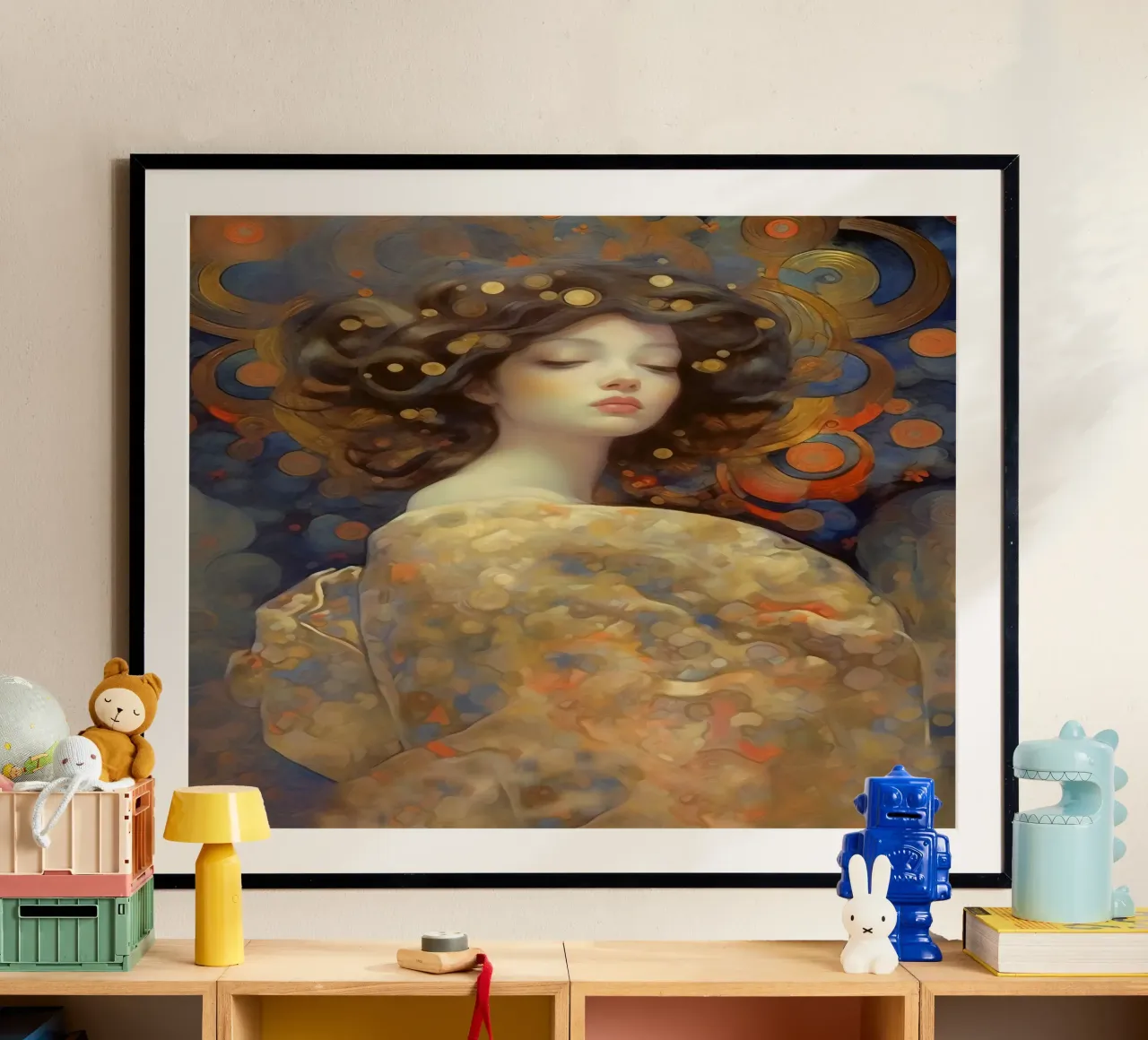 Emel Tunaboylu - Bella dea poster con telaio in alluminio da The Artcircle