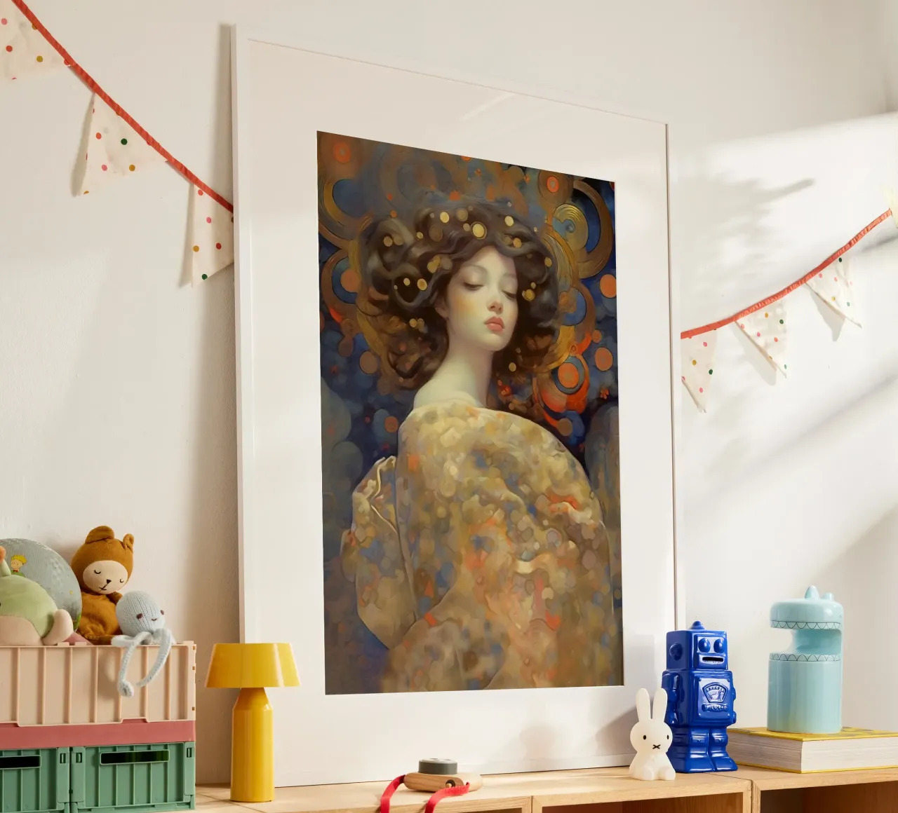 Emel Tunaboylu - Bella dea poster con telaio in alluminio da The Artcircle