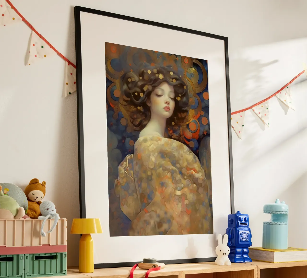 Emel Tunaboylu - Bella dea poster con telaio in alluminio da The Artcircle