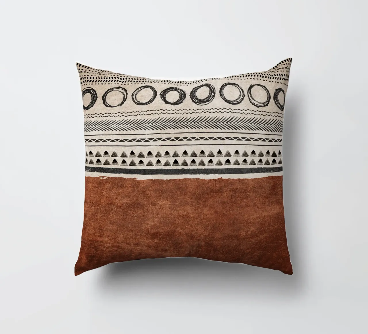 Emel Tunaboylu - Strutture Boho 01 cuscino da The Artcircle