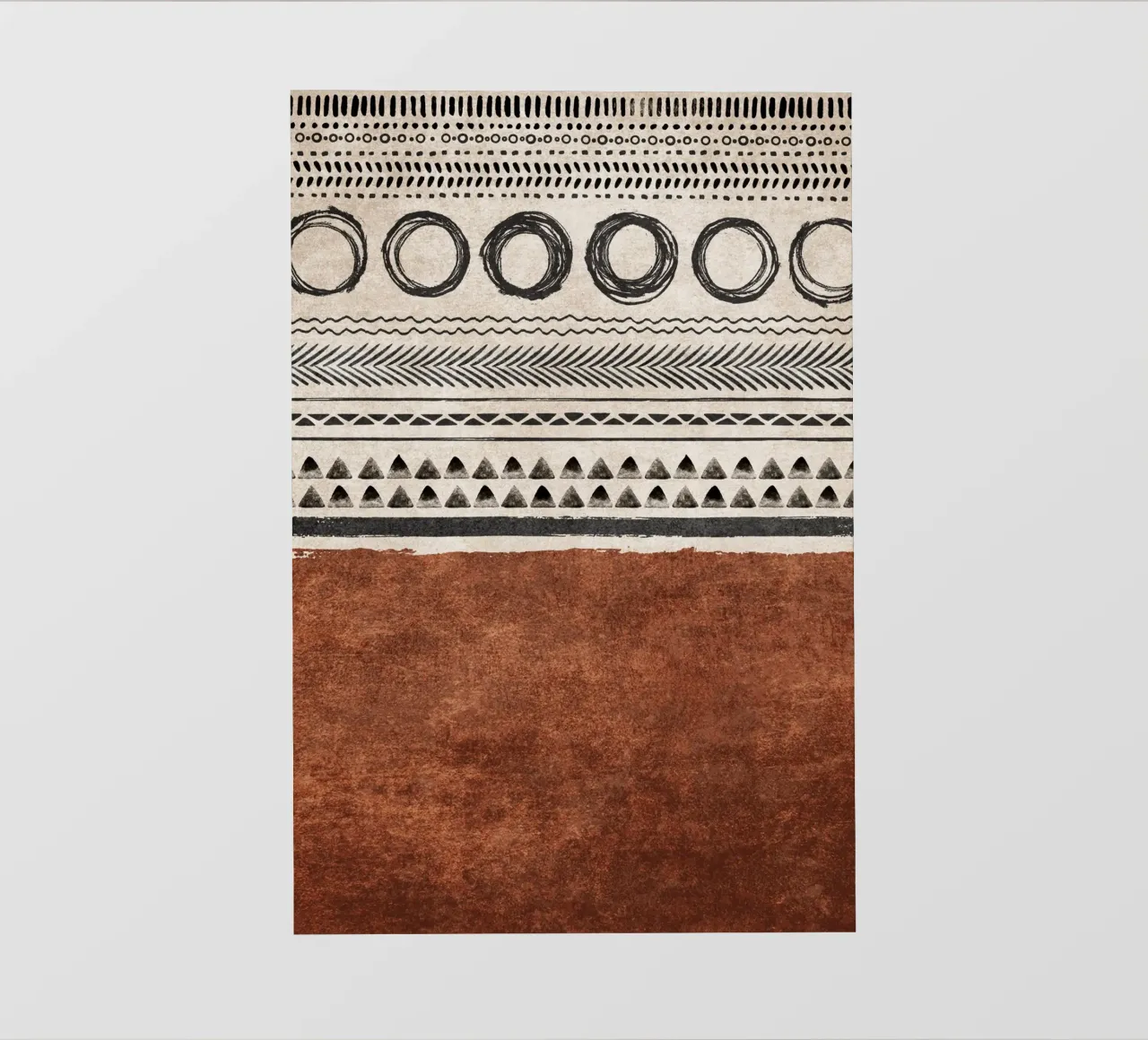 Emel Tunaboylu - Strutture Boho 01 telo in pvc da The Artcircle