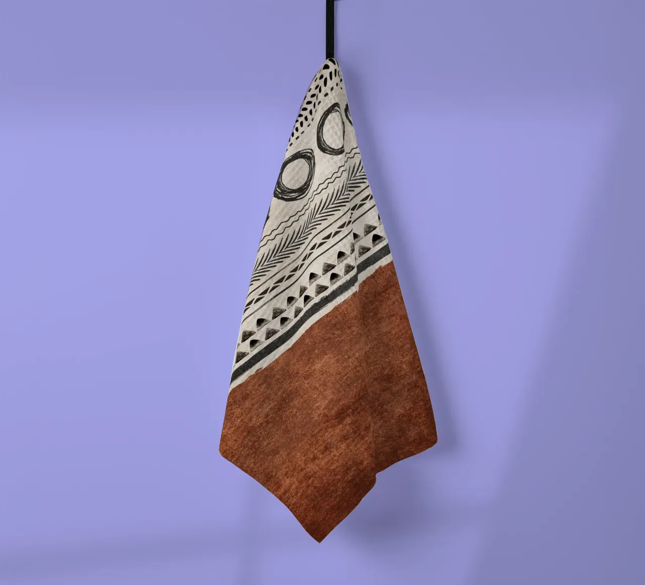 Emel Tunaboylu - Structures Boho 01 torchon de The Artcircle