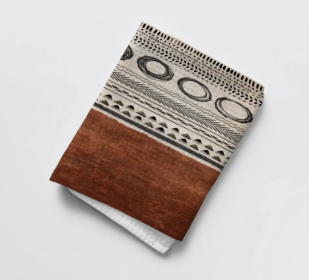 Emel Tunaboylu - Structures Boho 01 torchon de The Artcircle