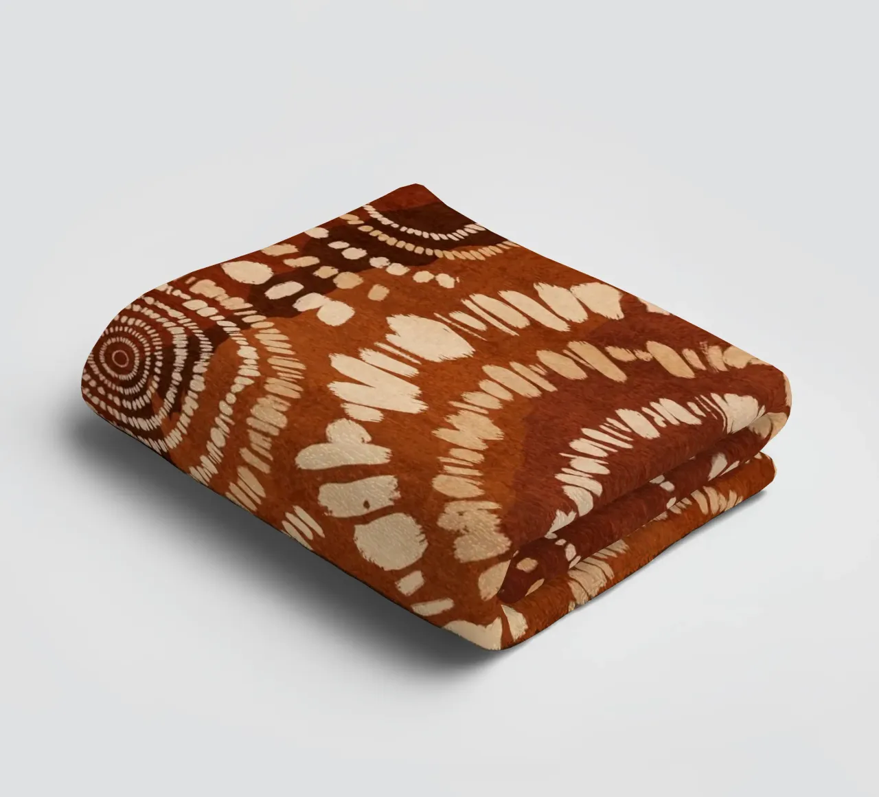 Emel Tunaboylu - Boho Structures 02 towel by The Artcircle